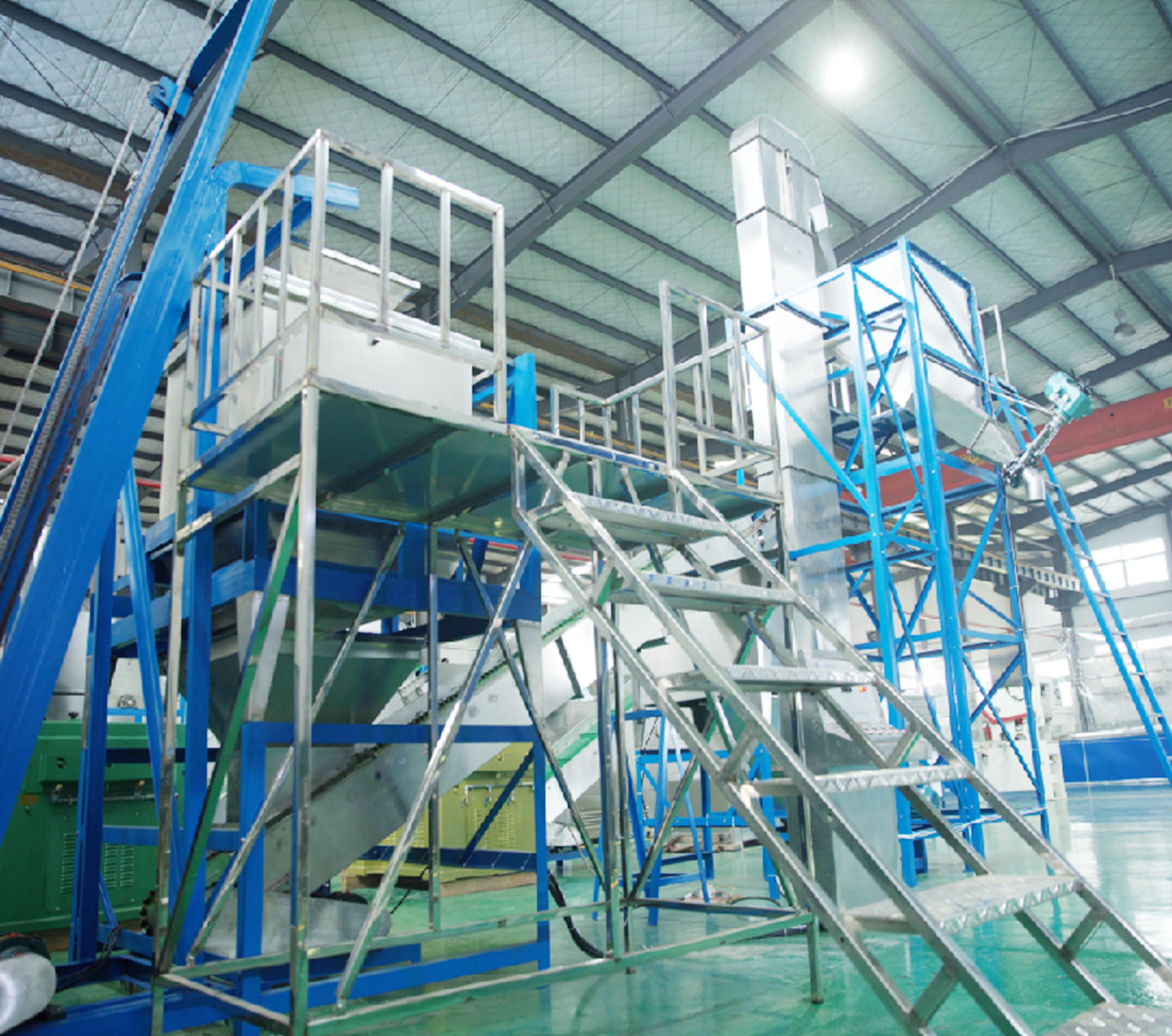 國外用戶洗衣粉生產(chǎn)線案例